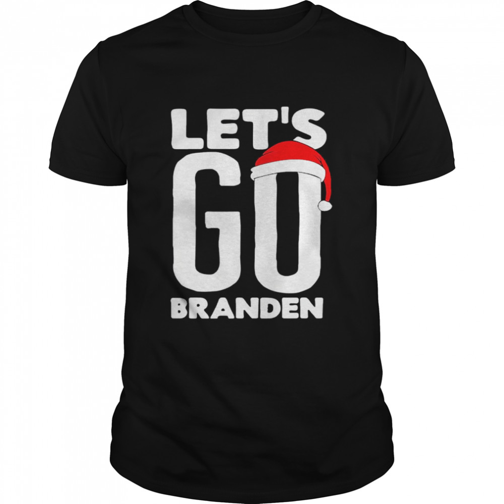 Lets Go Braden Brandon Joe Biden Santa Claus Christmas shirt