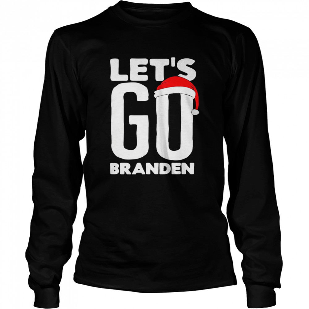 Lets Go Braden Brandon Joe Biden Santa Claus Christmas shirt Long Sleeved T-shirt