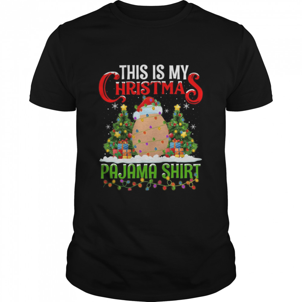 This Is My Christmas Pajama Shirt Eggs Food Christmas Shirt
