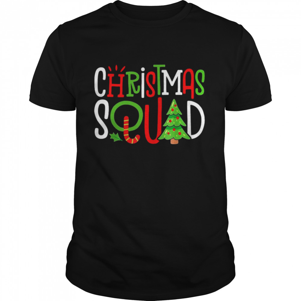 Christmas Squad Xmas Tree Family Matching Pajamas Boys Sweater Shirt