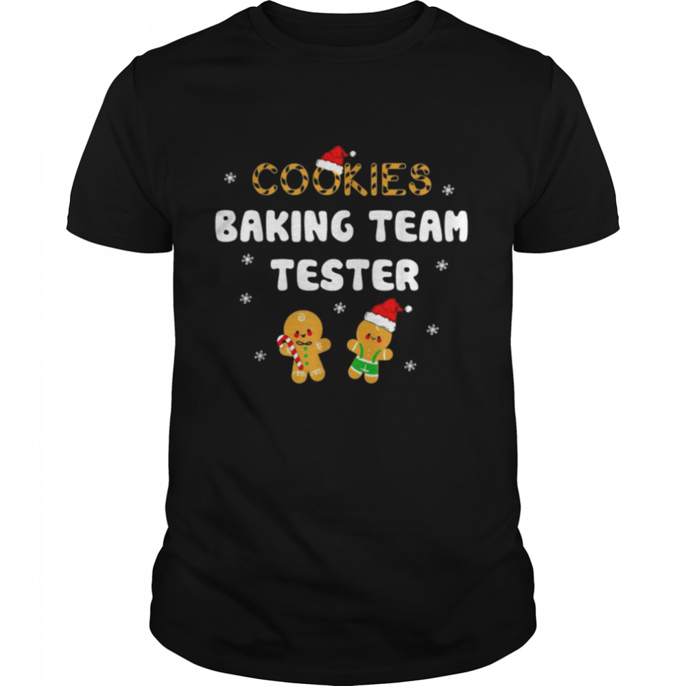 Cookie Baking Team Tester Christmas shirt