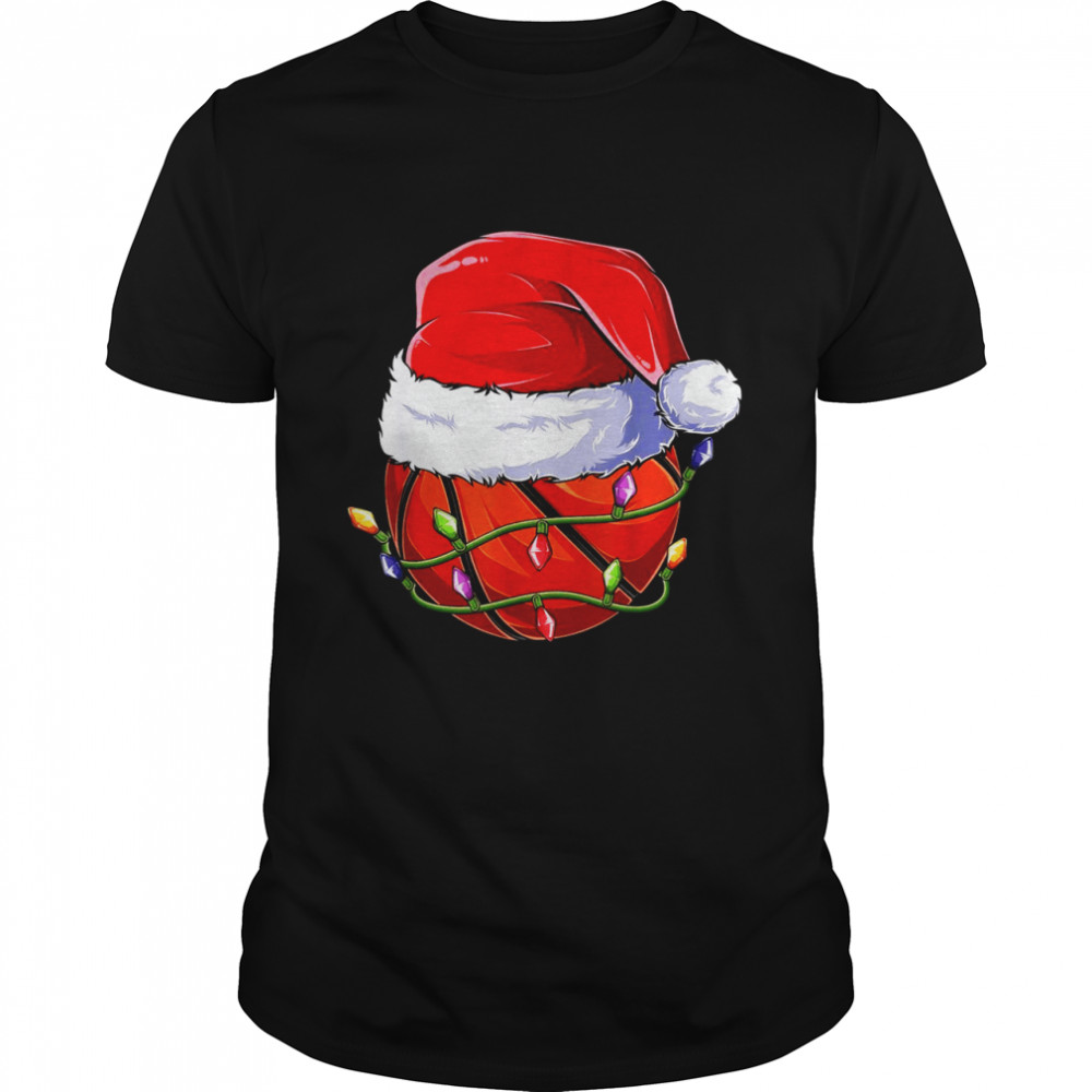Basketball Christmas Boy Apparel, Santa Sport Shirt