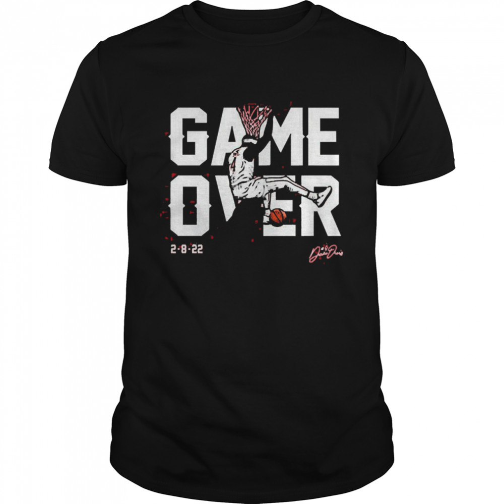 The Player Strunk Store Merch Davonte Devo Davis Game Over Shirt