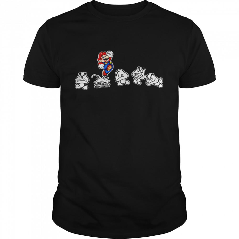 Super Mario and Goombas shirt