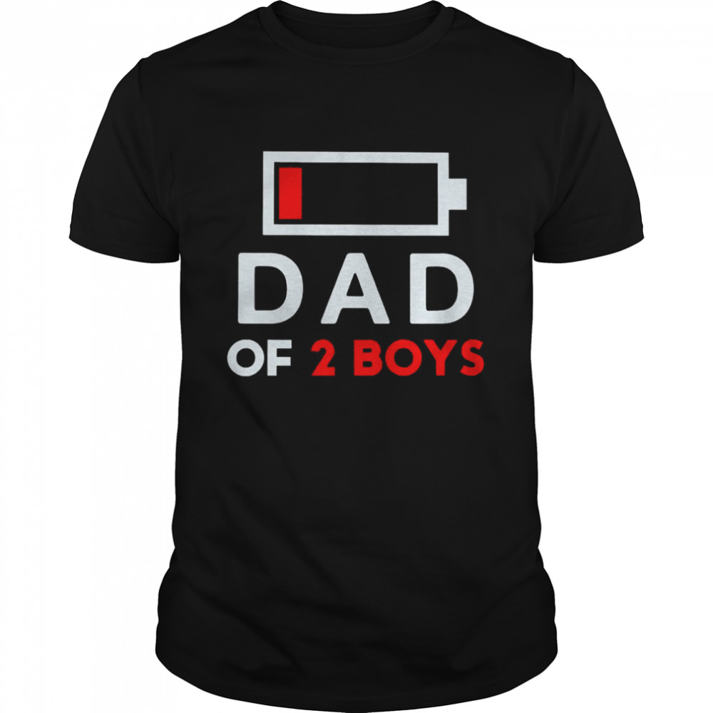 Family Lover Dad Of 2 Boys Shirt